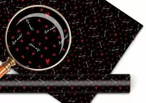 Упаковочная бумага «Для тебя!» Упаковочная бумага «Для тебя!»