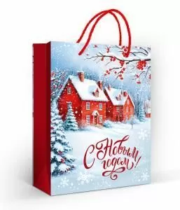 Пакет подарочный (M) «Зимняя сказка» Пакет подарочный (M) «Зимняя сказка»