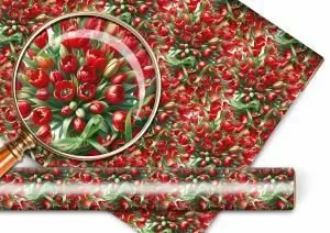Упаковочная бумага «Красные тюльпаны» Упаковочная бумага «Красные тюльпаны»