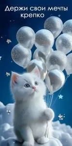 Конверт для денег «Держи свои мечты крепко»