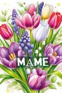 Открытка «Маме»