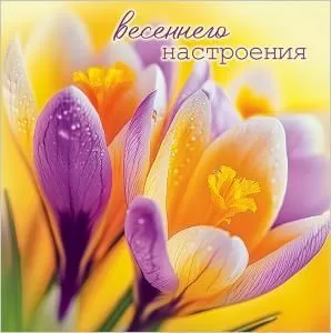 Бирка двойная «Весеннего настроения»