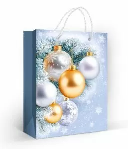 Пакет подарочный «Морозное чудо» (MS)