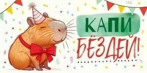 Конверт для денег «Капибездей!»