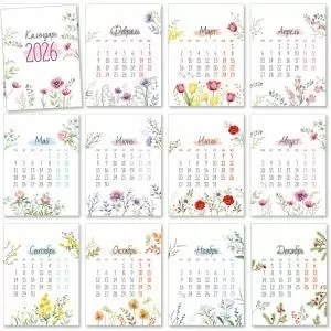 Календарь настольный «Календарь 2026» (набор карточек) Календарь настольный «Календарь 2026» (набор карточек)