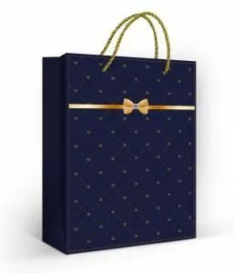 Пакет подарочный «Золотой бант» (M)