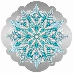 Украшение на скотче «Снежинка»