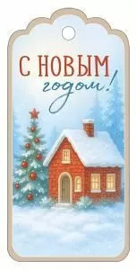 Бирка « С Новым годом!» Бирка « С Новым годом!»