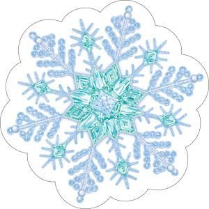 Украшение на скотче «Снежинка»