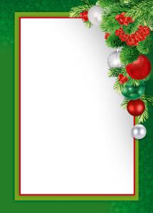 Грамота без надписи (Новый год)