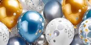 Конверт для денег «Блестящие шары»