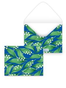 Конверт художественный малый «Ландыши»