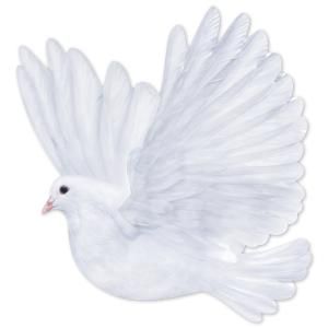 Украшение на скотче «Голубь»