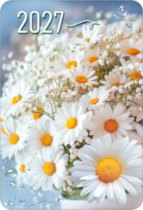 Календарь карманный на 2027 год (ромашки)