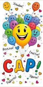 Конверт для денег «С ДР!»