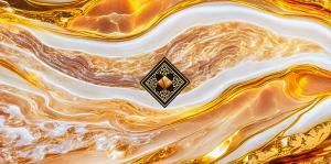 Конверт для денег «Мраморное золото»