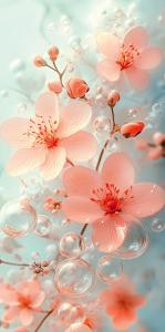 Конверт для денег без надписи (розовые цветочки)