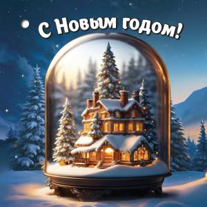 Бирка для подарка "С Новым годом!"