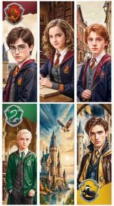 Набор закладок «Школа волшебства» (6шт)