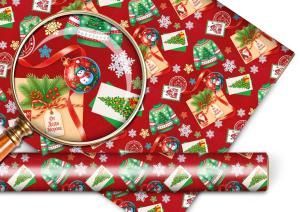 Упаковочная бумага «Подарки от Деда Мороза»