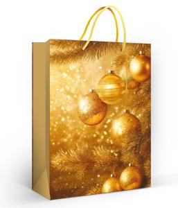 Пакет подарочный (ML) «Искристое золото»