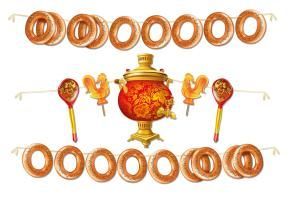 Гирлянда «Традиционные угощения»