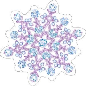 Украшение на скотче «Снежинка»