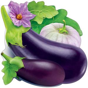 Украшение на скотче «Баклажаны»