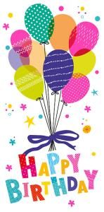 Конверт для денег Happy Birthday!