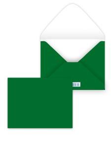 Конверт художественный малый «Темно-зеленый»