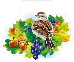 Мини-плакат «Воробей»