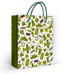 Пакет подарочный «Ура!» (S)