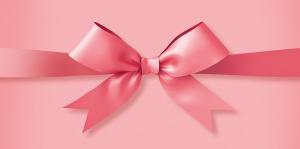 Конверт для денег без надписи (Розово-пудровый с бантом).