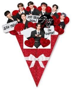 Открытка «K-pop букетик»