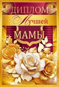 Диплом лучшей мамы