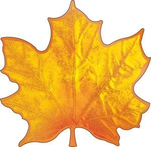 Украшение на скотче «Кленовый лист»