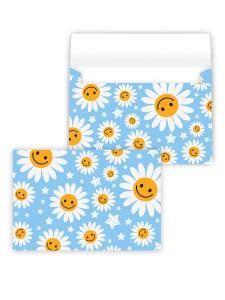 Конверт художественный средний «Ромашки»