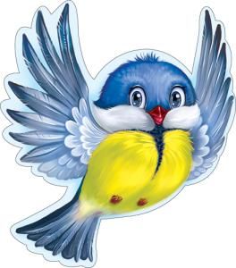 Украшение на скотче «Синичка»