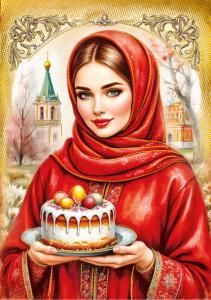 Открытка «Светлой Пасхи!»