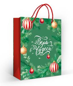 Пакет подарочный (M) «Верь в чудеса»