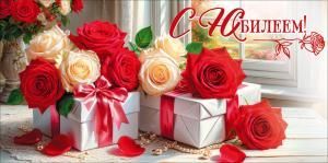 Конверт для денег «С Юбилеем!»