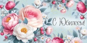 Конверт для денег «С Юбилеем!»