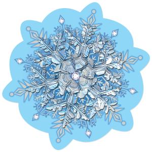 Украшение на скотче «Снежинка»