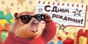 Конверт для денег «С Днем Рождения!»