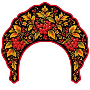 Кокошник "Гроздья рябины"