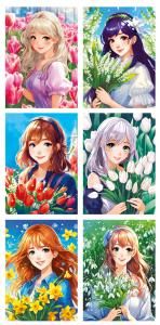 Набор карточек «Аниме - Весна» 30 шт