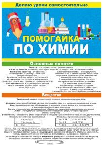 Буклет «Помогайка по химии»