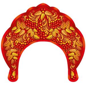 Кокошник "Листочки и ягоды"