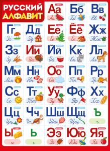 Плакат "Алфавит (русский)"