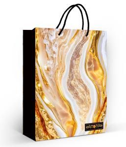 Пакет подарочный «Розовое золото» (ML)